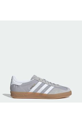 کفش اسنیکر طوسی زنانه بند دار adidas - کد 890570987