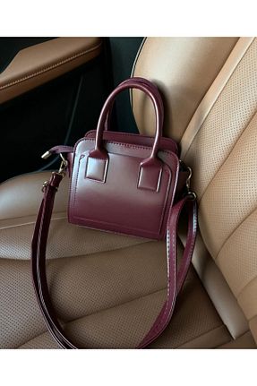 کیف دوشی زرشکی زنانه چرم مصنوعی Butik - کد 888448446