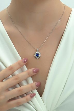 گردنبند نقره رنگی زنانه 925 عیار Usho Jewelry - کد 846710171