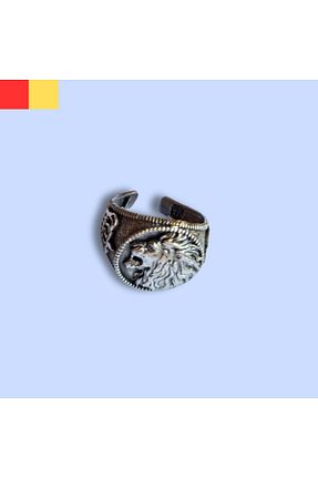 انگشتر جواهر متالیک زنانه Lugus Dizayn - کد 890597357