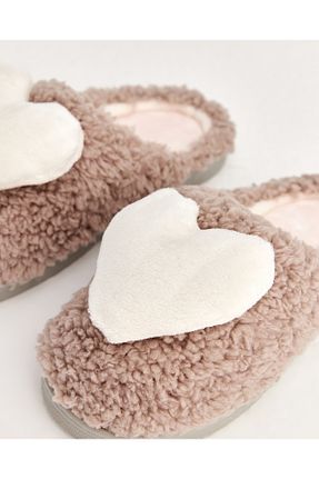 دمپائی خانگی طوسی زنانه پاشنه کوتاه (1 - 4 سانتی متر) Chirpy - کد 475186743