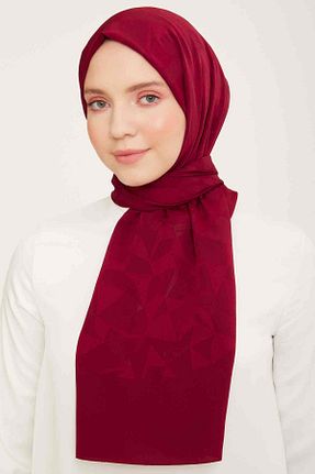 شال زرشکی زنانه پلی استر Armine - کد 792328048