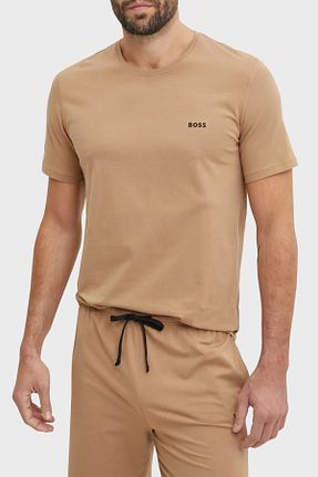 تیشرت بژ مردانه رگولار BOSS - کد 890622070