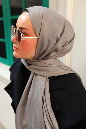 شال طوسی زنانه ویسکون Silk Home - کد 890623861