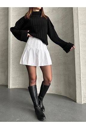 دامن سفید زنانه بافتنی LePold - کد 842675383