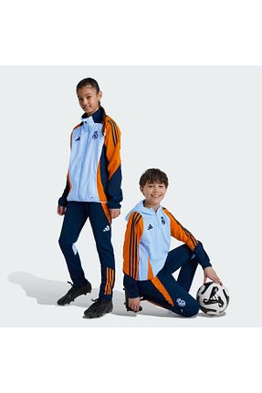 پائین تنه گرمکن اسپرت سرمه ای بچه گانه پاچه تنگ adidas - کد 891697002