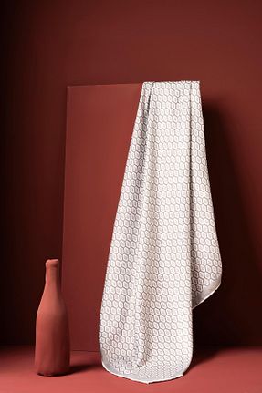 روسری طوسی پلی استر JAWEL - کد 866302447