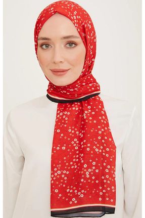 شال قرمز زنانه پلی استر Armine - کد 767917932