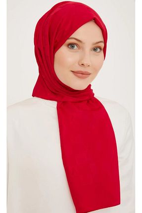شال زرشکی زنانه پلی استر Armine - کد 768110566