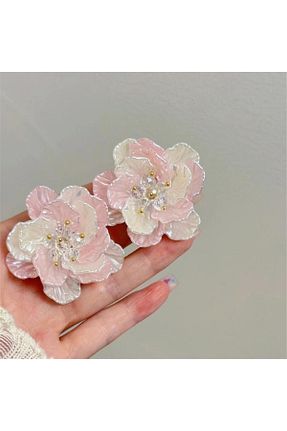 گوشواره جواهر سفید Pelin Aksesuar - کد 833079410