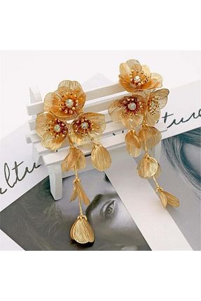 گوشواره جواهر طلائی Pelin Aksesuar - کد 833303934