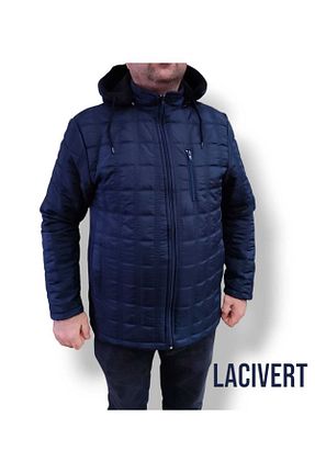کاپشن سایز بزرگ سرمه ای مردانه سایز بزرگ OKER - کد 882962635