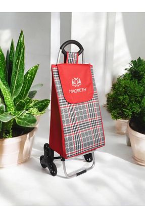 کیف و سبد چرخدار خرید قرمز MAGBETH - کد 832548319