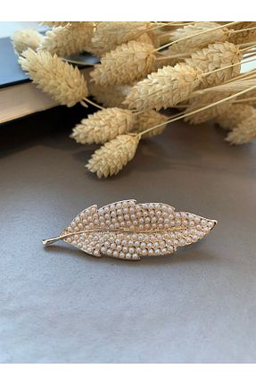 سنجاق سینه طلائی زنانه فلزی Pelin Aksesuar - کد 234697330