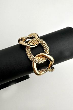 دستبند جواهر طلائی زنانه منجق Modex - کد 262128991