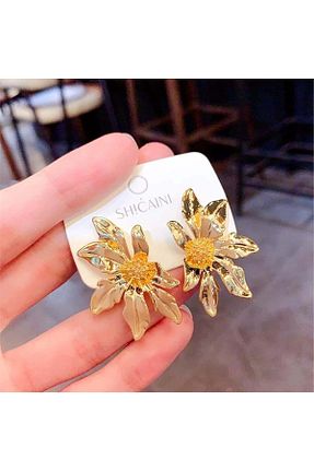 گوشواره جواهر طلائی Pelin Aksesuar - کد 833416306