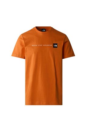 تیشرت قهوه ای مردانه یقه هفت The North Face - کد 816784365
