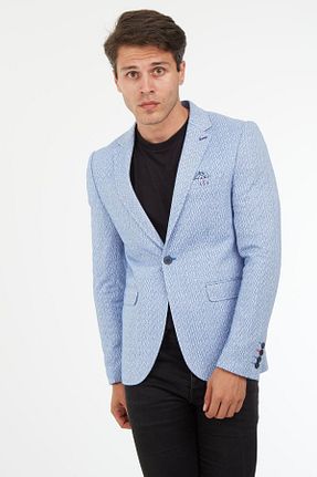 کت آبی مردانه تنگ SPOSO - کد 32769153