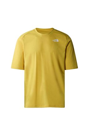 تیشرت زرد مردانه یقه دوچرخه The North Face - کد 816784389