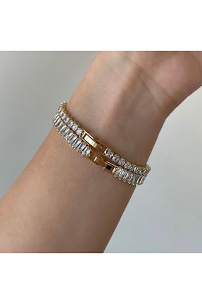 دستبند استیل (فولاد) طوسی زنانه استیل (فولاد) nerora - کد 884853984