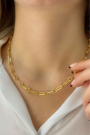 گردنبند طلا زرد زنانه 22 عیار SEYHAN KUYUMCULUK - کد 890893007