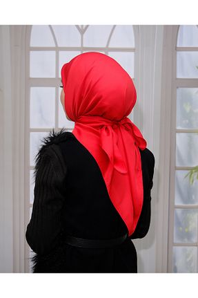 شال قرمز زنانه پلی استر ZENİPEK - کد 891698033