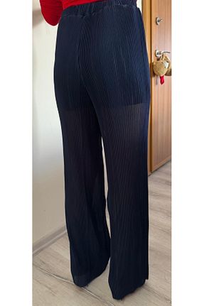 شلوار سرمه ای زنانه شیفون Arasmoda - کد 888548672