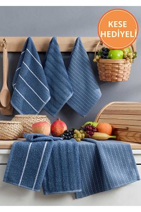 حوله سرمه ای پنبه ای Rebeka Home Collection - کد 845711806