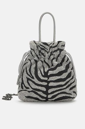 کیف دوشی طوسی زنانه پلی استر Pull & Bear - کد 890906036