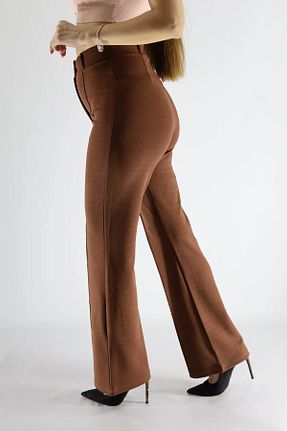 شلوار قهوه ای زنانه مخلوط پلی آمید Livik - کد 890676417