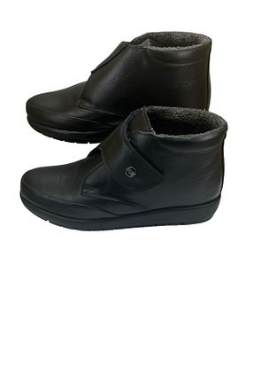 بوت / نیم بوت مشکی زنانه پشمی RubinLeather - کد 849843230