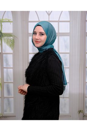 شال سبز زنانه پلی استر ZENİPEK - کد 890731447