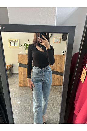 شلوار جین آبی زنانه پاچه لوله تفنگی BRN Butik - کد 890845698