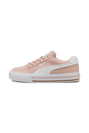 کفش اسنیکر صورتی زنانه بند دار Puma - کد 886838599