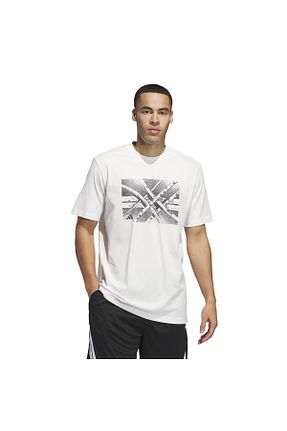 تیشرت اسپرت سفید مردانه رگولار adidas - کد 887261712