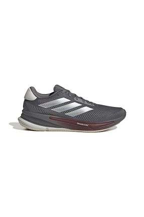 کفش اسنیکر طوسی زنانه بند دار adidas - کد 887260679