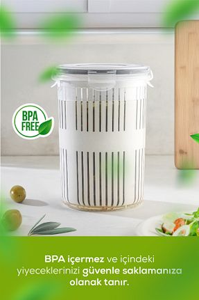 ظرف نگهداری طوسی پلاستیک Vienev - کد 357797123