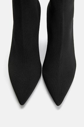 بوت / نیم بوت مشکی زنانه پلی استر Pull & Bear - کد 890679321