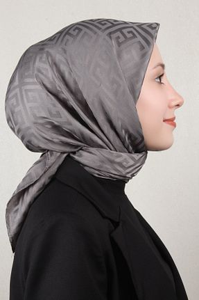 دستمال گردن طوسی PİRAMİT - کد 890670532