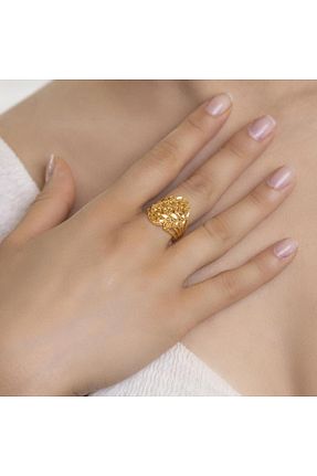 انگشتر طلا طلائی زنانه 22 عیار YİĞİTBAŞI - کد 891730695