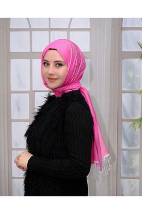 شال صورتی زنانه پلی استر ZENİPEK - کد 890728293