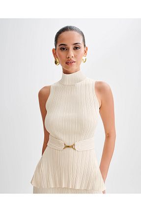 بادی بژ زنانه یقه نیم ماهیگیر JustMORE - کد 890720986