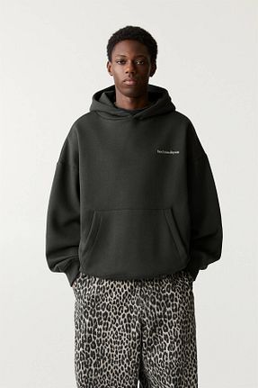 سوئیشرت سبز مردانه نوشته / شعار Pull & Bear - کد 890710650