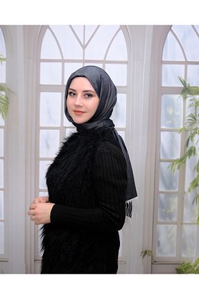 شال طوسی زنانه پلی استر ZENİPEK - کد 890732527