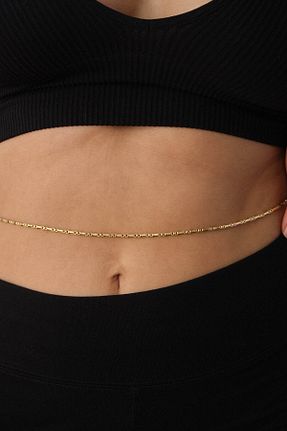 اکسسوری بدن طلائی زنانه استیل ضد زنگ ByFlorya Jewelry - کد 861390146
