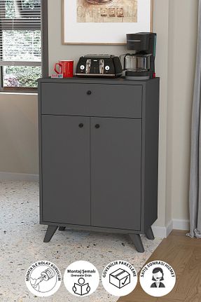 کابینت چند منظوره طوسی Suntalam Bofigo - کد 884168485