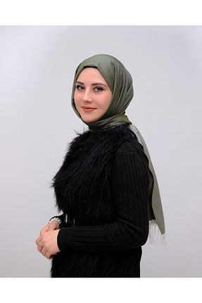 شال خاکی زنانه پلی استر ZENİPEK - کد 890731523