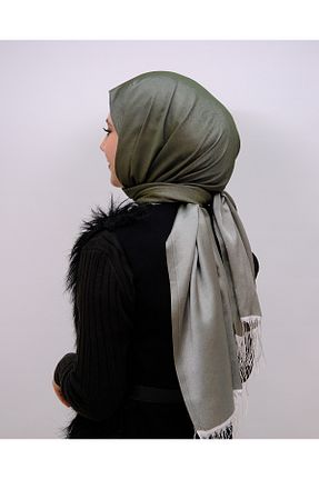 شال خاکی زنانه پلی استر ZENİPEK - کد 890731523