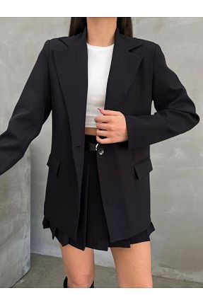 کت مشکی زنانه رگولار Asfa Moda - کد 890756868