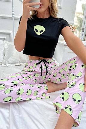 ست لباس راحتی رنگی زنانه چاپی Merry See - کد 890784718